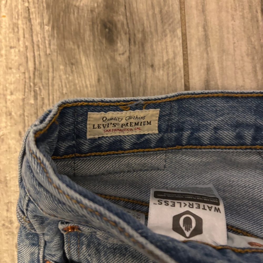 Women's Distressed Levi's Premium 501 Skinny Jeans Size W29 - Picture 7 of 9